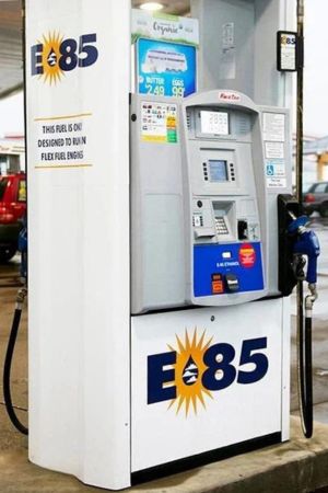 e85 gas fuel station