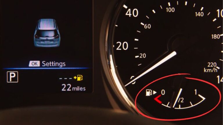 Nissan Rogue Low Fuel Warning